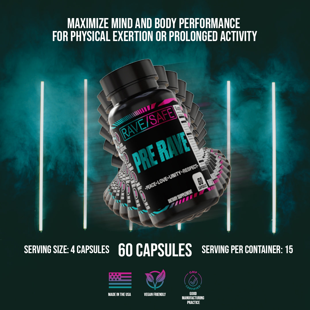 Post Rave Tablets PRE RAVE – Rave Safe Supplements