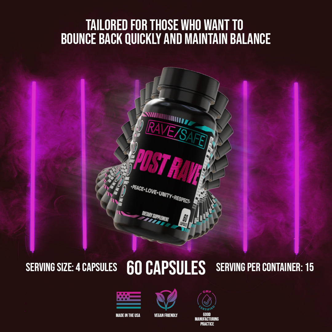 Post Rave Tablets POST RAVE – Rave Safe Supplements